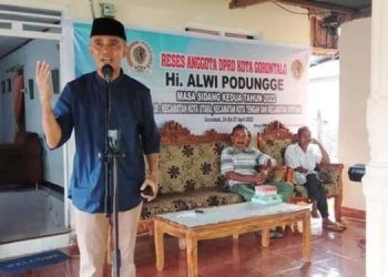 Anggota DPRD Kota Gorontalo Alwi Podungge.