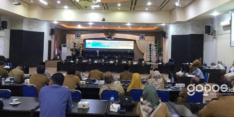 Panitia khusus dekot rapat bahas tentang rancangan perda tentang perlindungan dan pemenuhak hak disabilitas di DPR Kota Gorontalo (Selasa/13/06/2023)