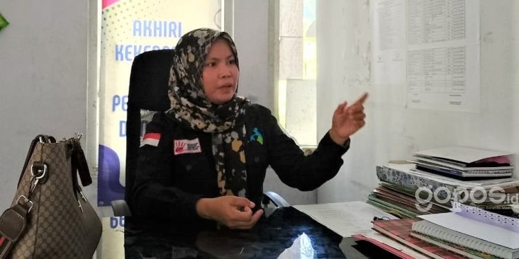 Kepala Bidang Pemberdayaan Perempuan dan Perlindungan Anak (P3A), Dinas Sosial, Pemberdayaan Perempuan, Perlindungan Anak, Pengendalian Penduduk dan Keluarga Berencana (Dinsos P3APPKB) Bone Bolango, Oktavianita Helingo.
