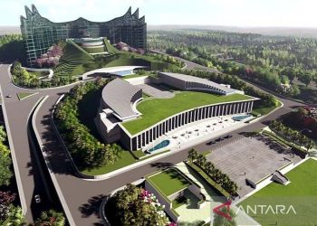 Desain eksterior yang bakal menjadi Istana Kepresidenan di Ibu Kota Negara (IKN) Nusantara di Kalimantan Timur. ANTARA/HO-Instagram@nyoman_nuarta/aa. (ANTARA/Instagram@nyoman_nuarta)