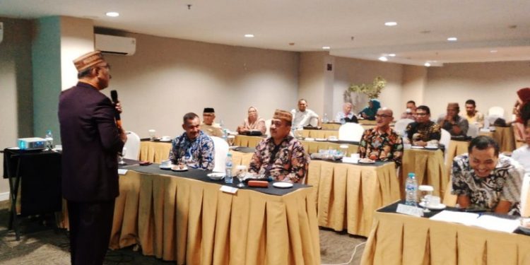 Bimbingan Teknis yang dilaksanakan oleh DPRD Bone Bolango membahas Peran DPRD dalam Pembahasan LKPJ KDH, LHP BPK dan Rancangan Perda ttg Pertanggungjawaban APBD, Jumat (9/6/2023).