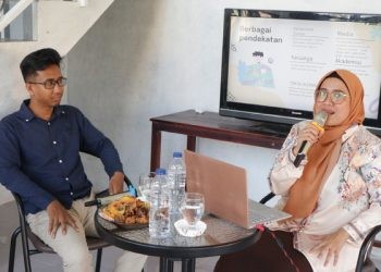 Diskusi Sore "Bunuh Diri Bukan Solusi" di rumah kreatif Gopos.id, Kamis (22/6/2023). (F: Razaq/Gopos)