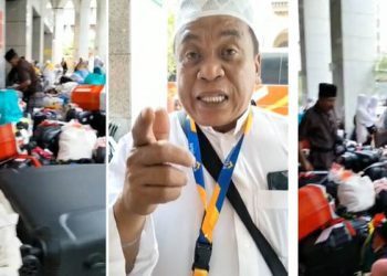 Cuplikan video yang berinisi narasi sejumlah jemaah haji kloter 14 UPG yang terlantar di Arab Saudi.