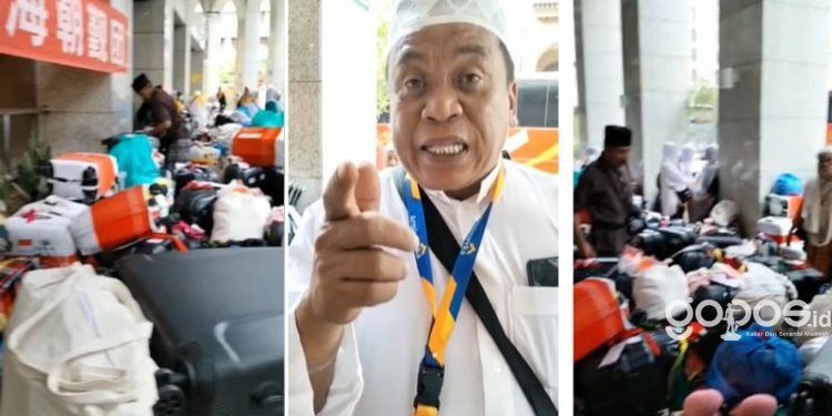 Cuplikan video yang berinisi narasi sejumlah jemaah haji kloter 14 UPG yang terlantar di Arab Saudi.