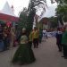 Karnaval budaya yang ditampilkan pada Festival Pesona Danau Limboto