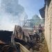 Satu rumah semi permanen di Desa Buntulia Tengah, Kecamatan Marisa, Pohuwato, ludes terbakar, Minggu (11/6/2023).  (F. yusup)