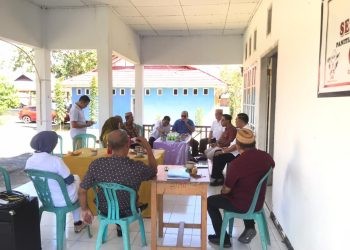 Suasana kunjungan kerja Komisi I DPRD Provinsi Gorontalo ke PPK, Jumat (9/6/2023).
