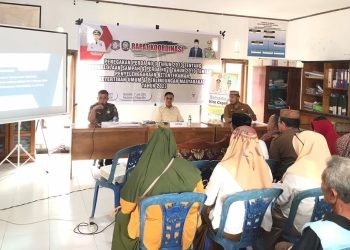 Sosialisasi Komisi I DPRD Provinsi Gorontalo tentang penegakan pengelolaan sampah dan daur ulang menjadi nilai ekonomis bagi masyarakat, Selasa (6/6/2023).