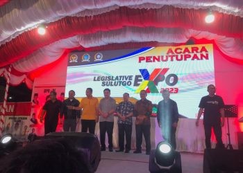 Penutupan kegiatan Legislative Sulutgo Expo 2023 yang digelar di Kota Gorontalo, Sabtu (17/6/2023).