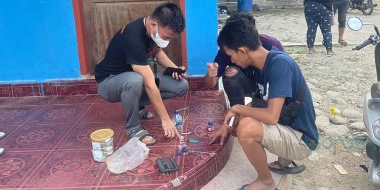 Barang Bukti Milik Mamat Warga Desa Molosipat, Kecamatan Popayato Barat, Kabupaten Pohuwato, (Istimewa)