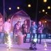Penjabat Gubernur Gorontalo Ismail Pakaya, meluncurkan secara simbolik Gorontalo Karnaval Karawo ditandai dengan pemukulan alat musik, Rabu (31/5/2023) bertempat di Shava Beach, Kabila Bone. (muhajir/gopos)