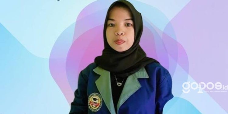 Siskawati Madjid, Mahasiswa Program Studi (Prodi) Teknik Sipil Universitas Bina Taruna Gorontalo lolos seleksi program pertukaran mahasiswa merdeka tahun 2023. (istimewa)