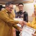 Program Sekolah Penggerak dalam Kegiatan Forum Pemangku Kepentingan Daerah yang dilaksanakan di Citymall hotel, Selasa (12/6/2023). (F: Humas)