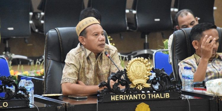 Anggota DPRD Kota Gorontalo Heriyanto Thalib.
