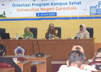 Orientasi program kampus sehat bekerjasama dengan Kementerian Kesehatan (Kemenkes) RI, Selasa (6/6/2023) (dok. ung)
