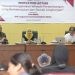 Innovation Lecture dengan topik "Inovasi Pengelolaan Wilayah Pertambangan yang Berkelanjutan dan Ramah Lingkungan" diselenggarakan oleh Pusat Inovasi UNG, Jumat, (9/6/2023) di Ruang Sidang Lantai 4 Rektorat UNG. (dok. ung)