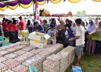 dokumentasi pasar murah yang digelar di Gorontalo, beberapa waktu lalu.(f.dok)