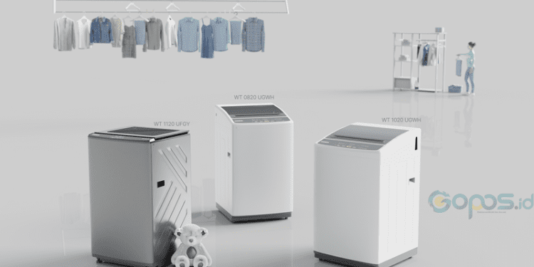 Mesin cuci top load keluar sebagai varian baru mesin cuci dari MODENA (foto: Modena Home Center Gorontalo)