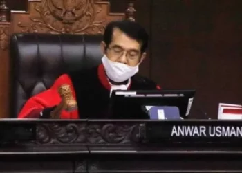 Hakim Konstitusi Anwar Usman.