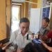 Anggota DPRD Provinsi Gorontalo AW Thalib usai meninjau kegiatan di SMA Negeri 8 Kota Gorontalo, Sabtu (8/7/2023).