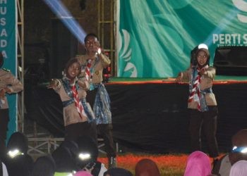 Dance Cuci Tangan Pakai Sabun (CTPS) beri edukasi kepada masyarakat akan pentingnya cuci tangan, Ahad (16/7/2023).