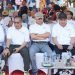 Ketua DPRD Kota Gorontalo, Hardi Sidiki (kedua kiri) menghadiri kick off GNPIP 2023 dirangkai peluncuran Car Free Day di Lapangan Taruna Remaja, Kota Gorontalo, Ahad (23/7/2023).