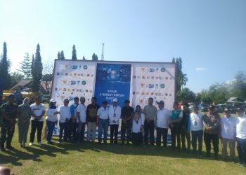 Suasana peringatan Hari Sungai Nasional oleh Satker BWSS II Gorontalo, Kamis (27/7/2023).