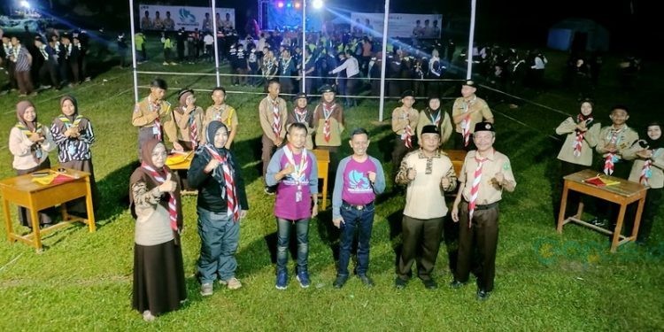Kegiatan lomba cerdas cermat Saka Bakti Husada (SBH) ke III tingkatan pengetahuan peserta soal kesehatan. (F: Putra/Gopos)