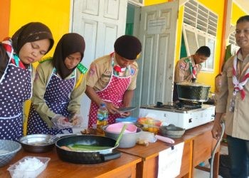 Perkemahan Bakti Saka Bakti Husada III tingkat Provinsi Gorontalo saat ini memasuki hari ke-3, dimana pada hari ini digelar kegiatan Lomba menu berbahan pangan lokal.