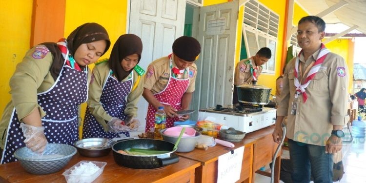 Perkemahan Bakti Saka Bakti Husada III tingkat Provinsi Gorontalo saat ini memasuki hari ke-3, dimana pada hari ini digelar kegiatan Lomba menu berbahan pangan lokal.