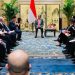 Presiden Joko Widodo saat bertemu dengan Kamar Dagang Indonesia di China (Inacham) dan para pemimpin bisnis lokal di Hotel Shangri-La di Chengdu, China, pada Jumat (28 Juli 2023). (ANTARA/HO-Biro Pers Sekretariat Presiden)