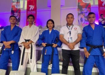 Empat atlet utusan Polda Gorontalo mengikuti Kejuaraan Judo Kapolri Cup 2023.