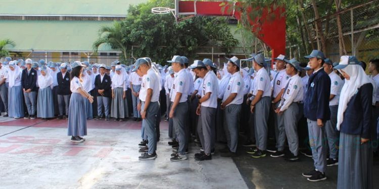 Dokumentasi di SMA Negeri 1 Kota Gorontalo. (istimewa)