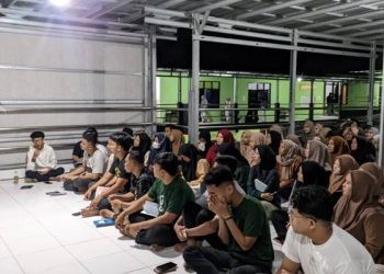 Mahasiswa UNBITA Gorontalo saat melaksanakan kuliah orientasi di Kampung Inggris, Pare, Kabupaten Kediri (dok. unbita)