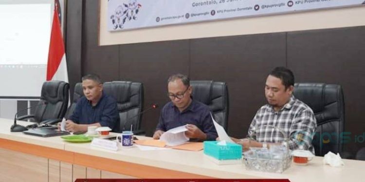 KPU Provinsi Gorontalo Terima Perbaikan Berkas Bakal Calon Legislatif ...