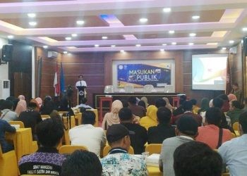Wakil Ketua KPI Pusat, Mohamad Reza pada Seminar Nasional Masukan Publik untuk Revisi Undang-Undang Penyiaran, Jumat (14/7/2023) (muhajir/gopos)