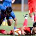Potret laga final SEA Games 2023 antara Indonesia melawan Thailand. (dok. pssi)