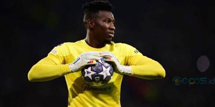 Kiper Inter Milan, Andre Onana. [M BERTORELLO / AFP]