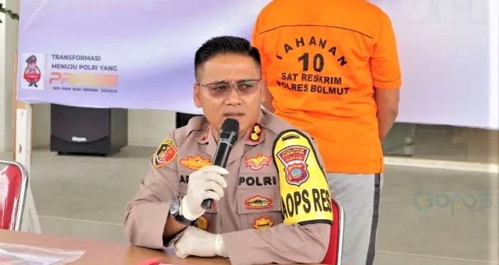 Kapolres Bolmut AKBP Areis Aminnulla. (IG Polres Bolmut)