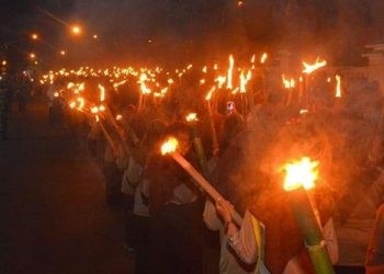 ilustrasi pawai obor. (istimewa)