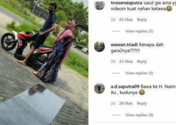 Kejadian rangka motor Honda Beat yang patah. (Instagram @infodepok_id)