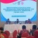 Monitoring dan evaluasi pelaksanaan pendampingan TPK Kabupaten/Kita semester tahun 2023, di Hotel Yulia, Kota Gorontalo, Selasa (8/8/2023).
