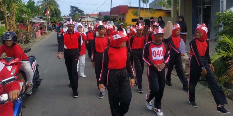 Penyandang Disabilitas Ikut Meramaikan Gerak Jalan di Kecamatan Marisa, Kabupaten Pohuwato, Rabu 16/08/2023 (Yusuf/Gopos)