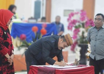 Rancangan Peraturan Daerah APBD Perubahan tahun 2023 Kabupaten Bone Bolango resmi disepakati oleh DPRD Bone Bolango, Jumat malam (25/8/2023).