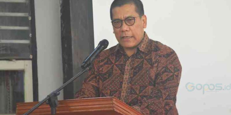 Deputi Pelatihan, Penelitian dan Pengembangan BKKBN RI, Muhammad Rizal Martua Domanik. (F: Putra/Gopos)