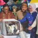 Ketua DPRD Bone Bolango, Halid Tangahu saat meninjau sekaligus mengikuti rangkaian kegiatan Launching Festival Danau Perintis, Jumat (25/8/2023). (F: Putra/Gopos)
