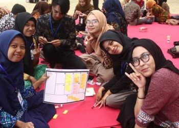 Pelatihan peningkatan kapasitas kepemimpinan dan kewirusahaan yang dilaksanakan BI Gorontalo kepada 150 generasi muda yang tergabung dalam GenBI. (dok.BI Gorontalo)