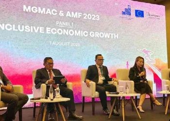 Wali Kota Gorontalo, Marten Taha memaparkan Pengentasan Kemiskinan hingga UMKM di ajang Internasional AMF.