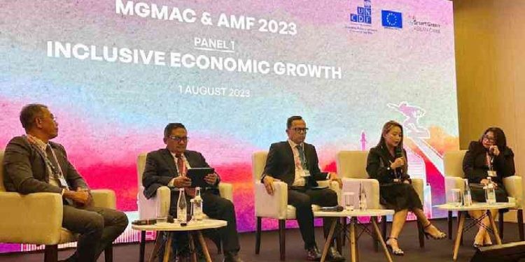 Wali Kota Gorontalo, Marten Taha memaparkan Pengentasan Kemiskinan hingga UMKM di ajang Internasional AMF.