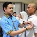 Wali Kota Gorontalo, Ryan Kono saat mengahdiri Pembukaan Pemusatan Pendidikan Dan Pelatihan Calon Pasukan Pengibar Bendera Pusaka (PASKIBRAKA) Kota Gorontalo Tahun 2023, Jumat (5/8/2023).